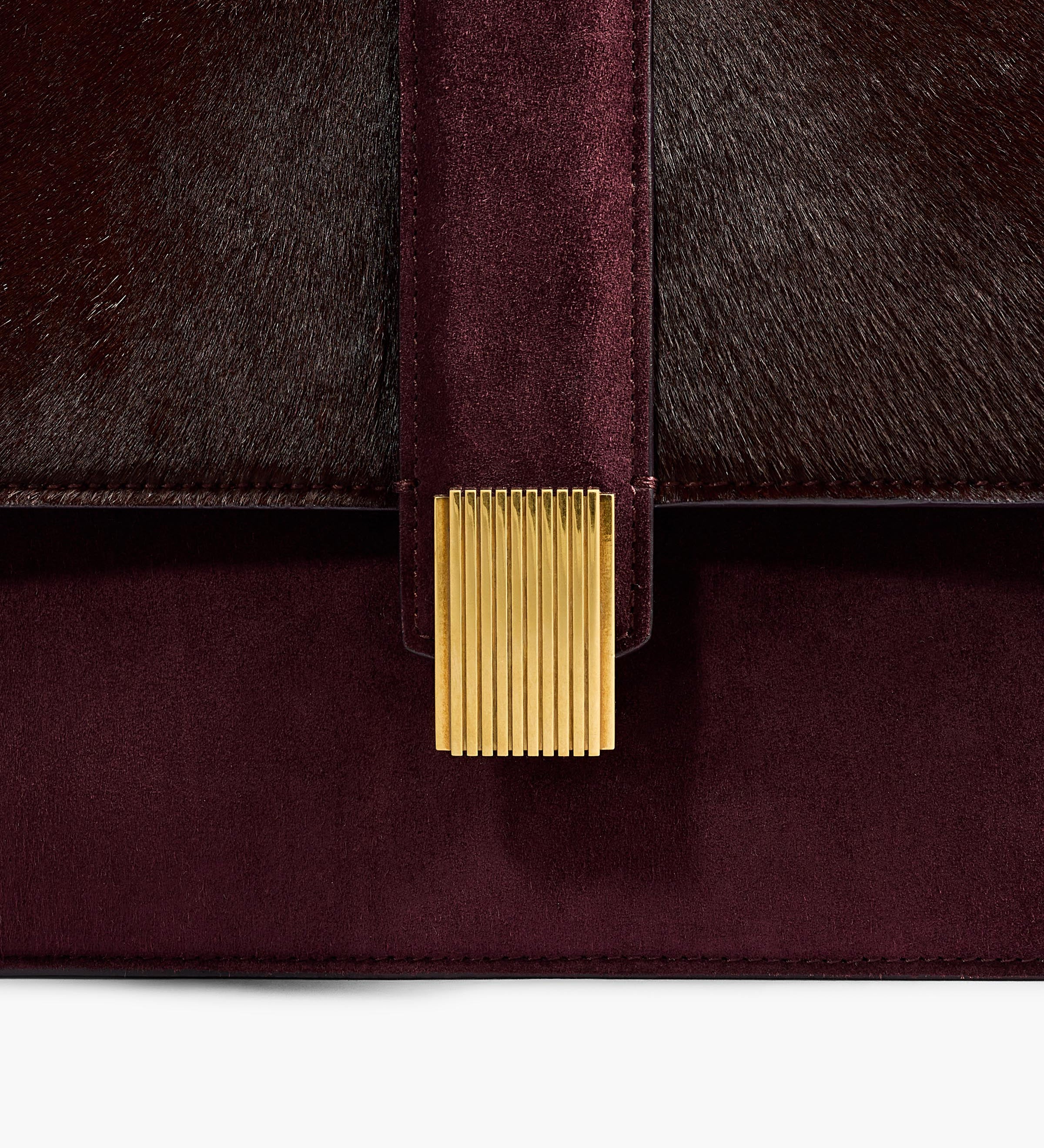 Khaite - Blake Crossbody in Rouge Noir