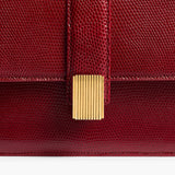 Khaite - Blake Crossbody Bag in Ruby Lizard