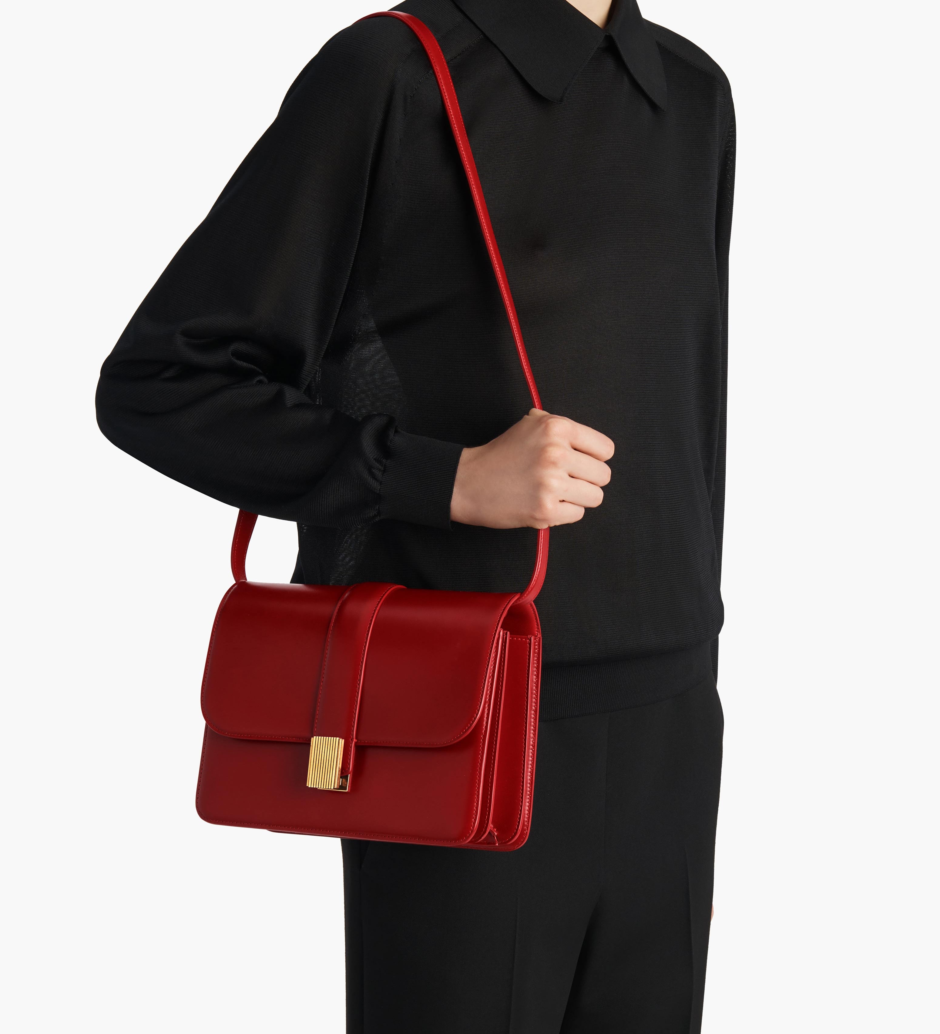 Khaite - Blake Crossbody in Ruby