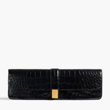 Khaite - Blake Long Clutch in Black Alligator