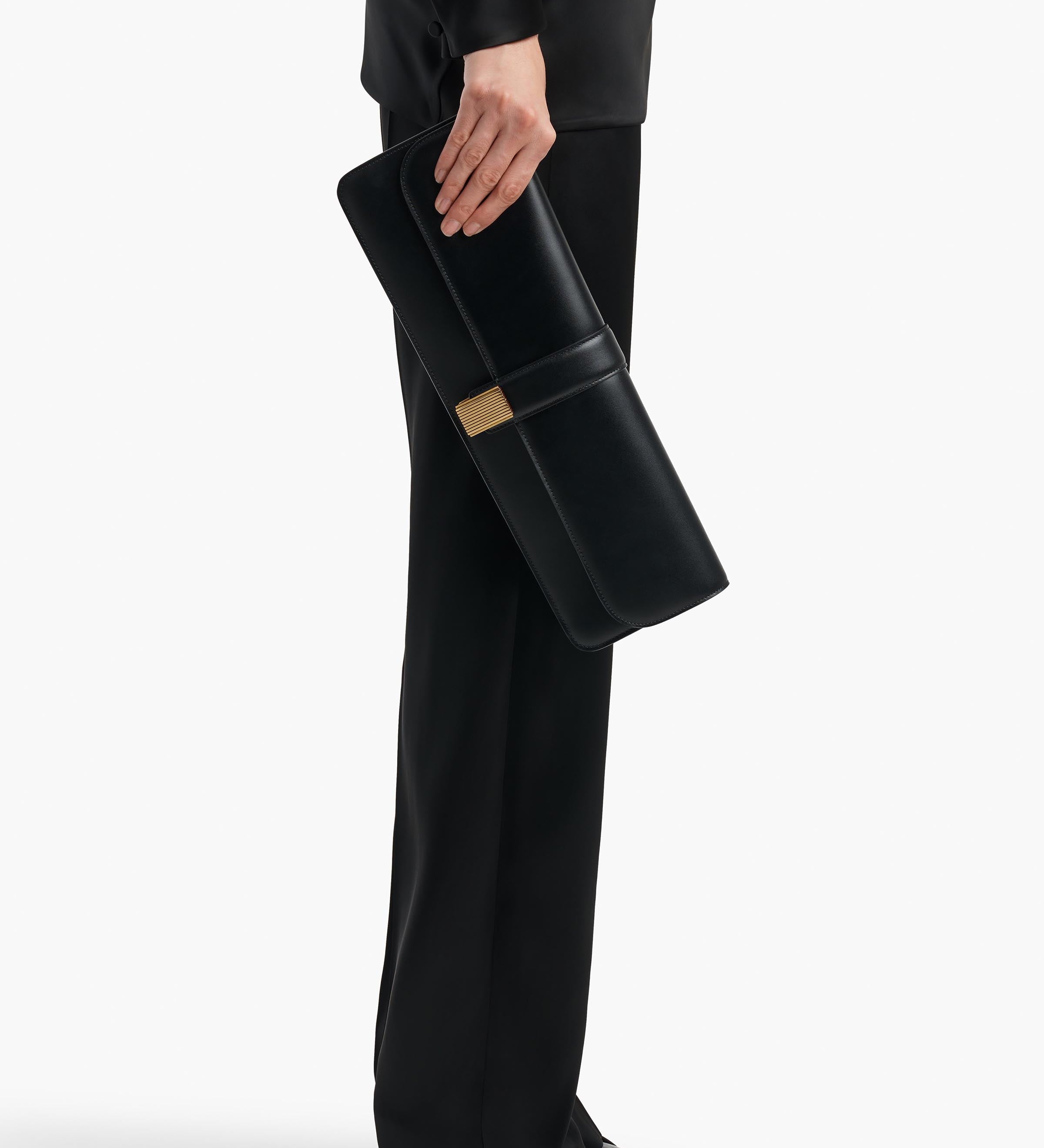 Khaite - Blake Long Clutch in Black
