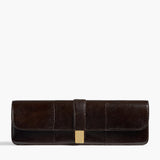 Khaite - Blake Long Clutch in Ebano Lizard