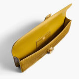 Khaite - Blake Long Clutch in Golden Olive Alligator