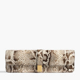 Khaite - Blake Long Clutch in Natural Python
