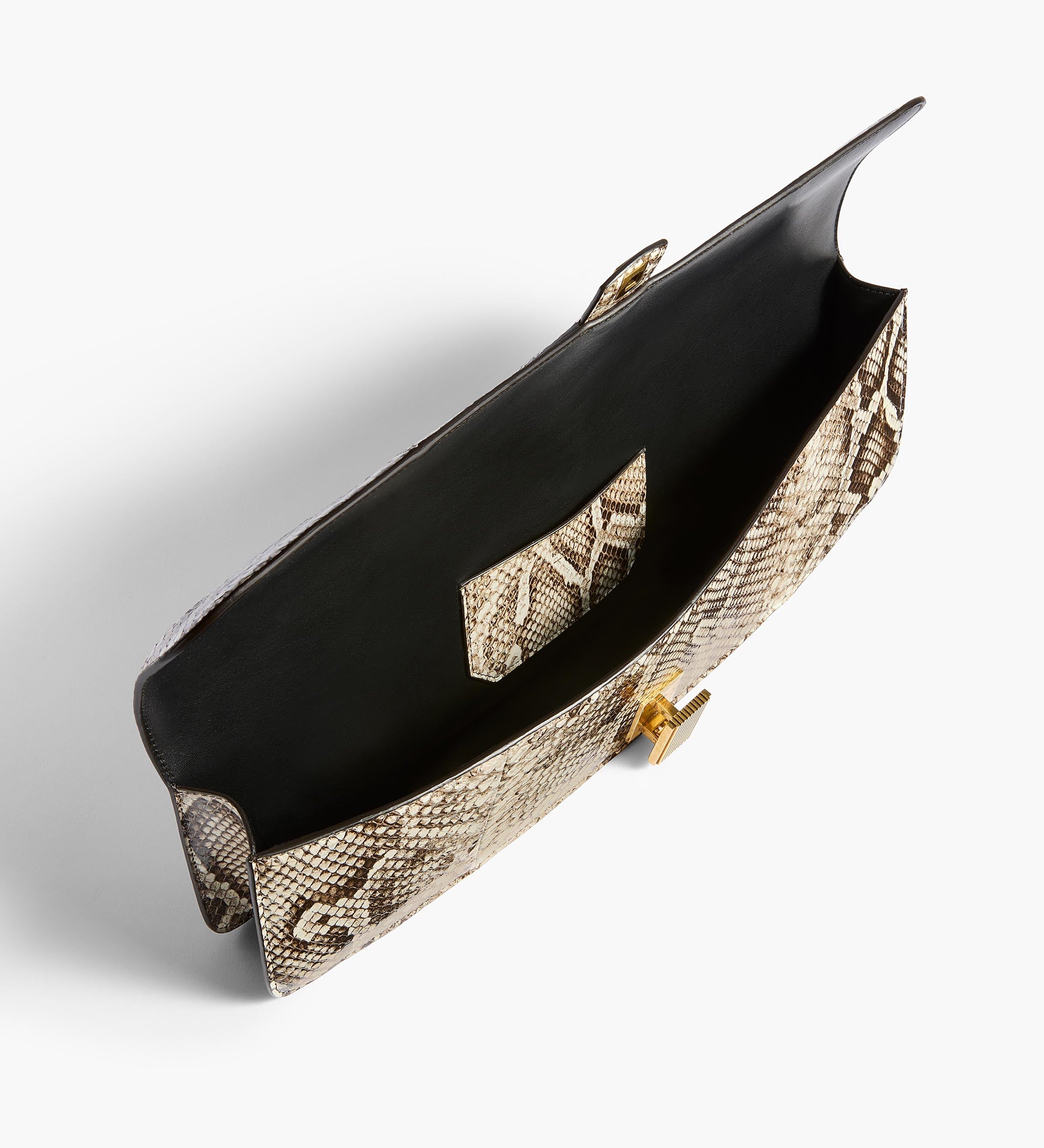 Khaite - Blake Long Clutch in Natural Python
