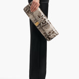 Khaite - Blake Long Clutch in Natural Python