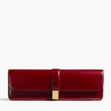 Khaite - Blake Long Clutch in Oxblood