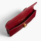 Khaite - Blake Long Clutch in Oxblood