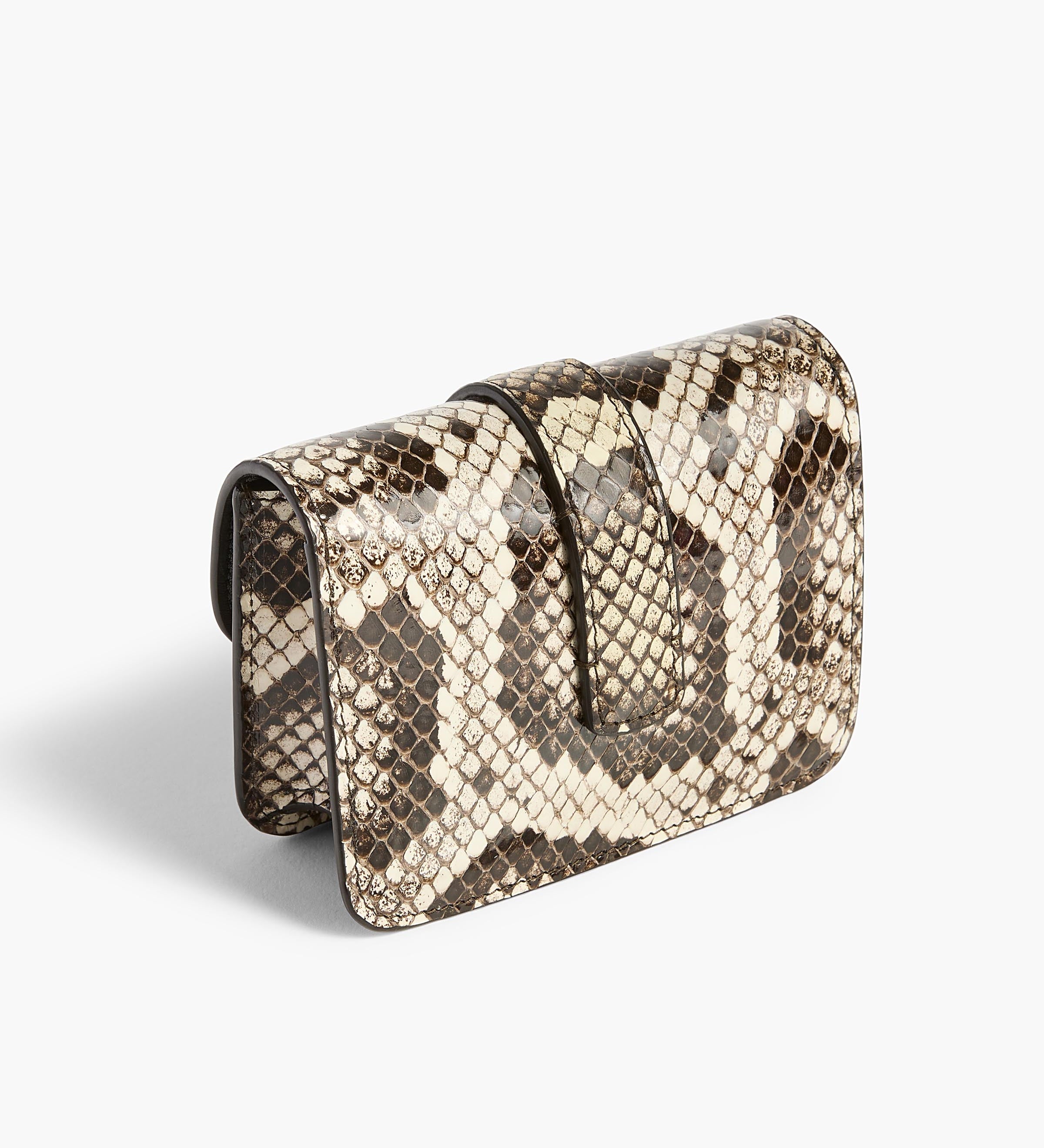 Khaite - Blake Nano Bag in Natural Python