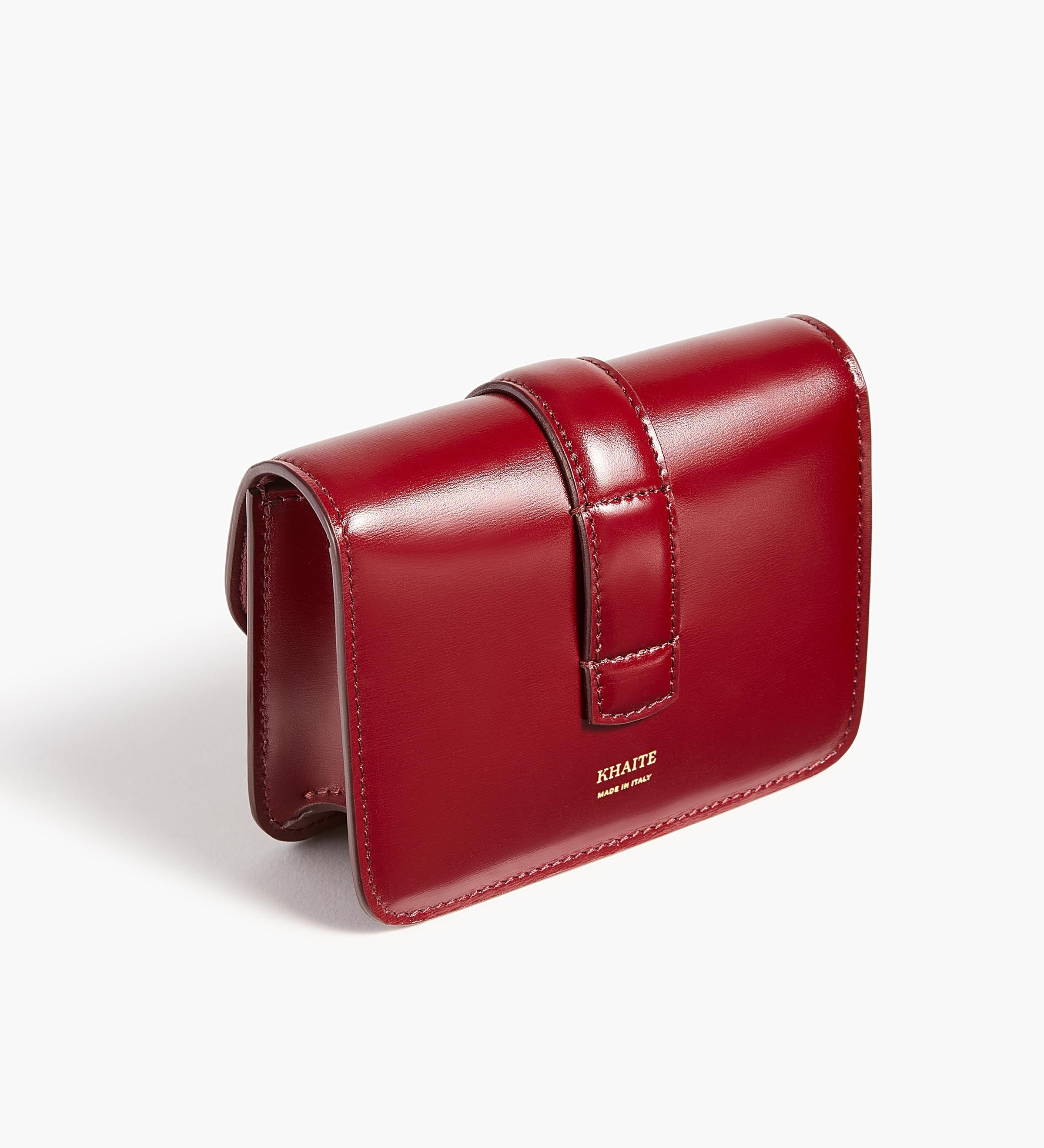 Khaite - Blake Nano Bag in Oxblood