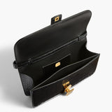 Khaite - Blake Top Handle Bag in Black Alligator