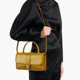 Khaite - Blake Top Handle Bag in Golden Olive