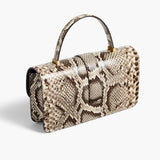 Khaite - Blake Top Handle Bag in Natural Python