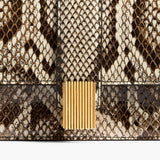 Khaite - Blake Top Handle Bag in Natural Python