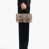 Khaite - Blake Top Handle Bag in Natural Python