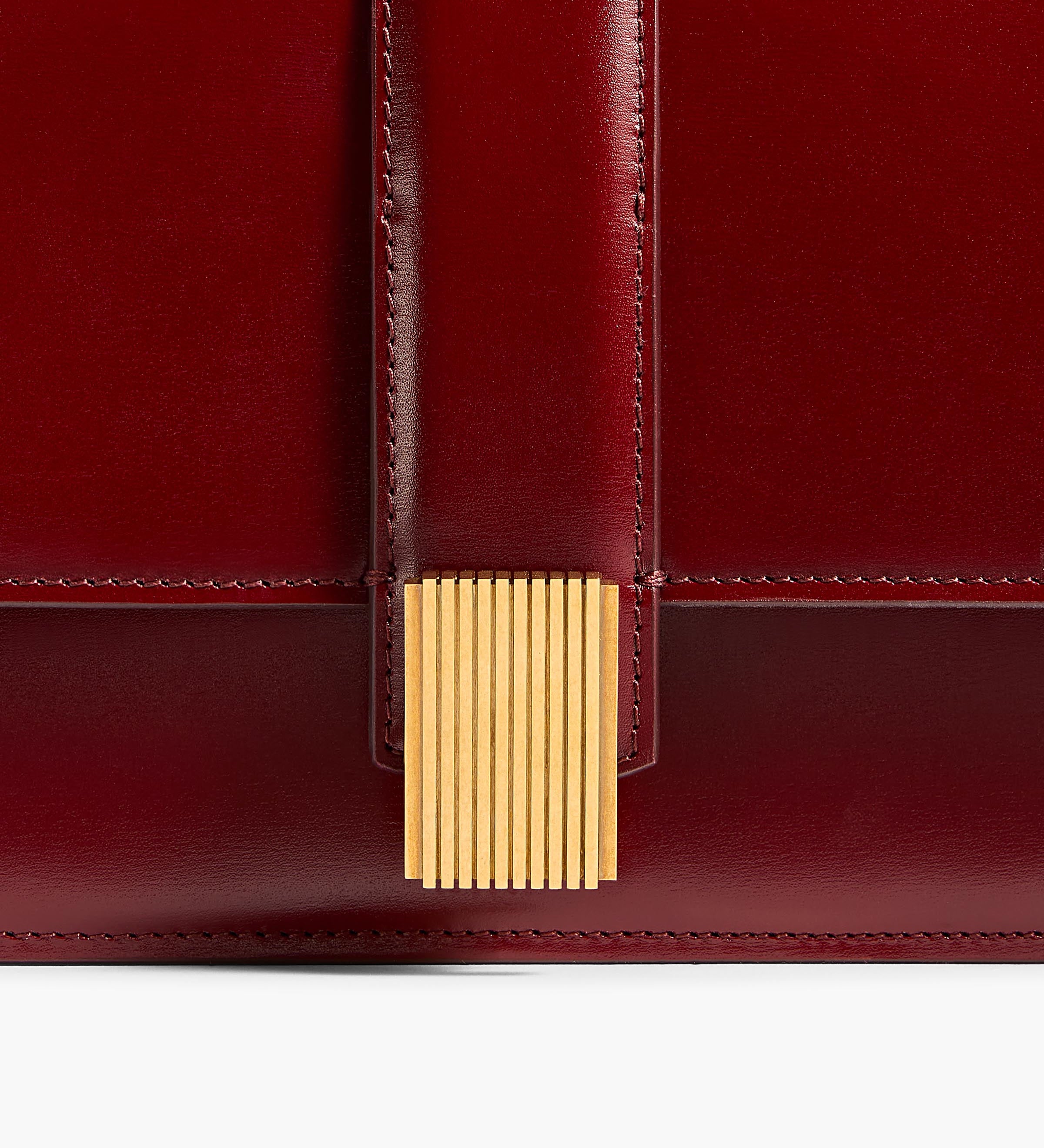 Khaite - Blake Top Handle Bag in Oxblood