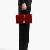 Khaite - Blake Top Handle Bag in Oxblood
