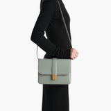 Khaite - Blake Crossbody Bag in Eucalyptus Leather