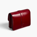 Khaite - Blake Crossbody Bag in Oxblood Leather