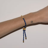 Dorsey - JAMES BEZEL BLEU PARACORD BRACELET, GOLD