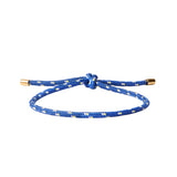 Dorsey - PARACORD BLEU TIE ANKLET, GOLD
