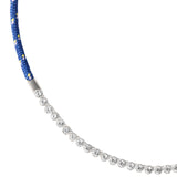 Dorsey - JAMES BEZEL BLEU PARACORD NECKLACE, SILVER