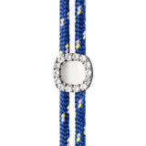 Dorsey - JAMES BEZEL BLEU PARACORD NECKLACE, SILVER
