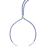 Dorsey - JAMES BEZEL BLEU PARACORD NECKLACE, SILVER