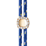 Dorsey - JAMES BEZEL BLEU PARACORD ANKLET, GOLD