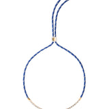 Dorsey - JAMES BEZEL BLEU PARACORD NECKLACE, GOLD