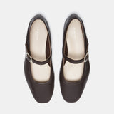 Le Monde Beryl - Ballet Mary Jane / Chocolate Leather