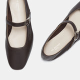 Le Monde Beryl - Ballet Mary Jane / Chocolate Leather