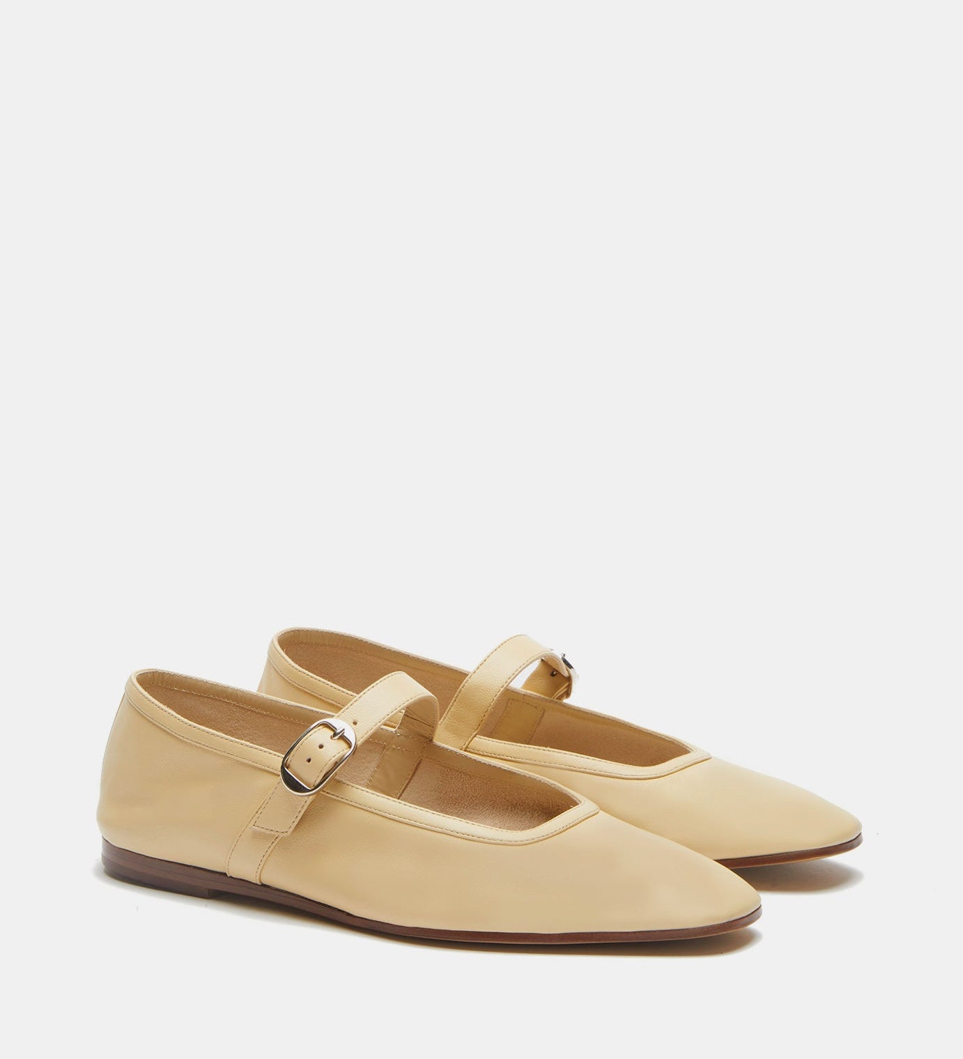 Le Monde Beryl - Ballet Mary Jane / Custard Leather