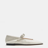 Le Monde Beryl - Ballet Mary Jane / Ecru Leather