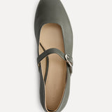 Le Monde Beryl - Ballet Mary Jane / Military Leather