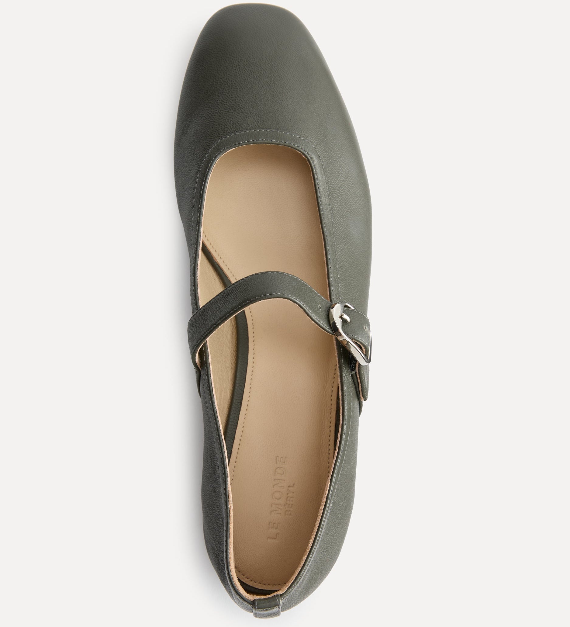 Le Monde Beryl - Ballet Mary Jane / Military Leather