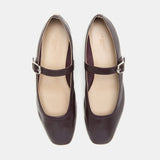 Le Monde Beryl - Ballet Mary Jane / Plum Leather