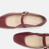 Le Monde Beryl - Ballet Mary Jane / Rouge Leather
