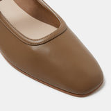Le Monde Beryl - Ballet Mary Jane / Taupe Leather