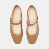 Le Monde Beryl - Ballet Mary Jane / Taupe Leather