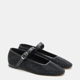 Le Monde Beryl - Ballet Mary Jane / Black Mesh Crystal