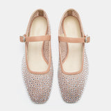 Le Monde Beryl - Ballet Mary Jane / Fawn Mesh Crystal