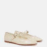 Le Monde Beryl - Ballet Mary Jane / Ecru Naplack Leather