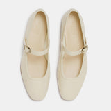 Le Monde Beryl - Ballet Mary Jane / Ecru Naplack Leather