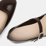 Le Monde Beryl - Ballet Mary Jane / Chocolate Patent Leather