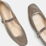 Le Monde Beryl - Ballet Mary Jane / Taupe Patent Leather
