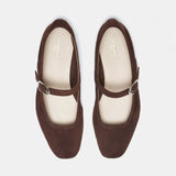 Le Monde Beryl - Ballet Mary Jane / Chocolate Suede