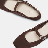 Le Monde Beryl - Ballet Mary Jane / Chocolate Suede