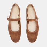 Le Monde Beryl - Ballet Mary Jane / Cognac Suede