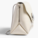 Khaite - Bobbi Bag in Cream Crackle Patent Leather